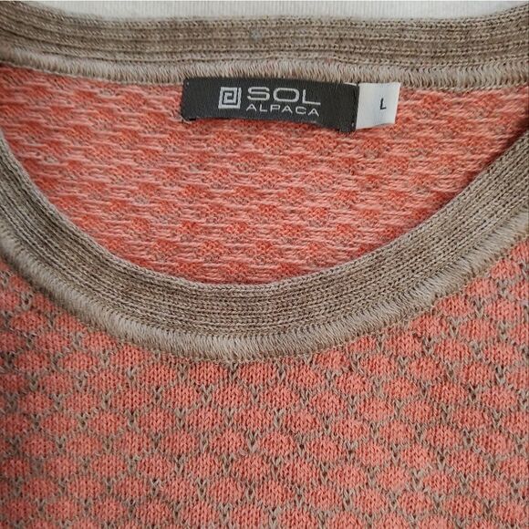 SOL Alpaca Norms Baby Alpaca Knit Sweater Size L - Picture 2 of 14